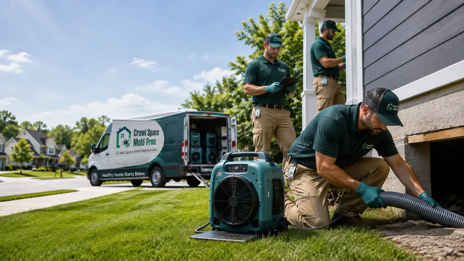 Crawl Space Mold Removal in Bristow, VA
